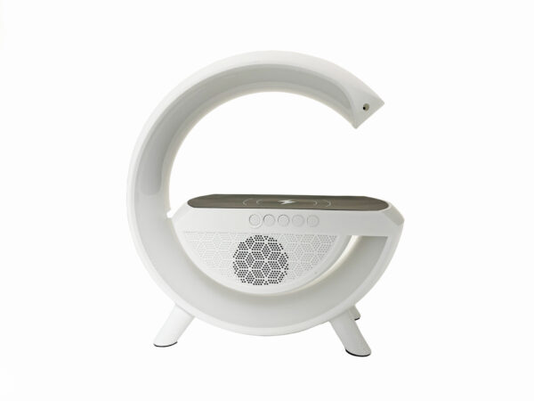 اسپیکر بلوتوثی و شارژر وایرلس چند کاره مدل BT2301 طرح G